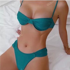 Teal Bikini Set